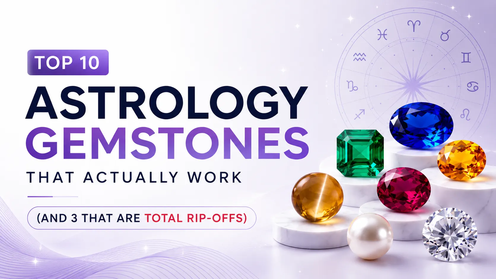 Top 10 Astrology Gemstones That Actually Work
